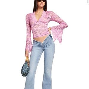 I Am Gia Pink Gemma top XS